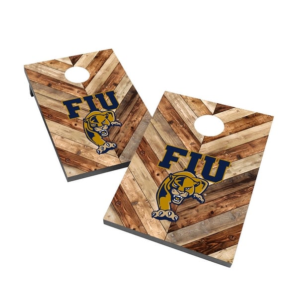 slide 2 of 5, Florida International University FIU Panthers 2x4 Cornhole Bag Toss Game