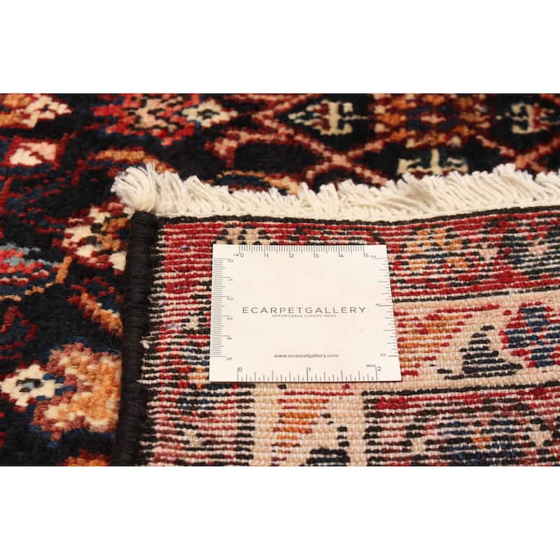 ECARPETGALLERY Hand-knotted Andelz Navy Wool Rug - 3'7 x 10'3