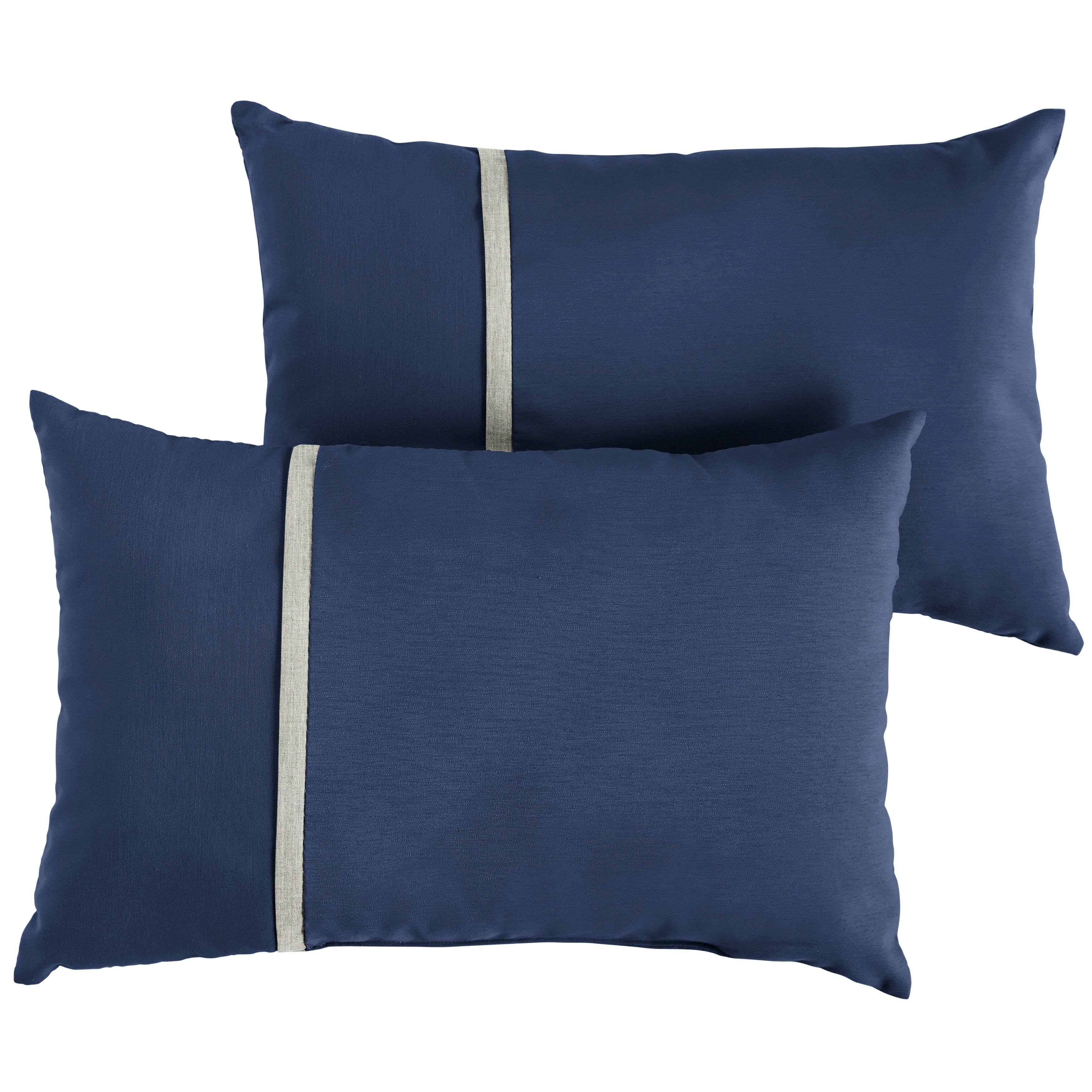 Option Sunbrella - Canvas Navy/Cast Silver