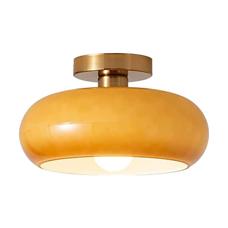 10.6 Inch light fixture orange ceiling lighting iron bedroom light for ceiling - N/A