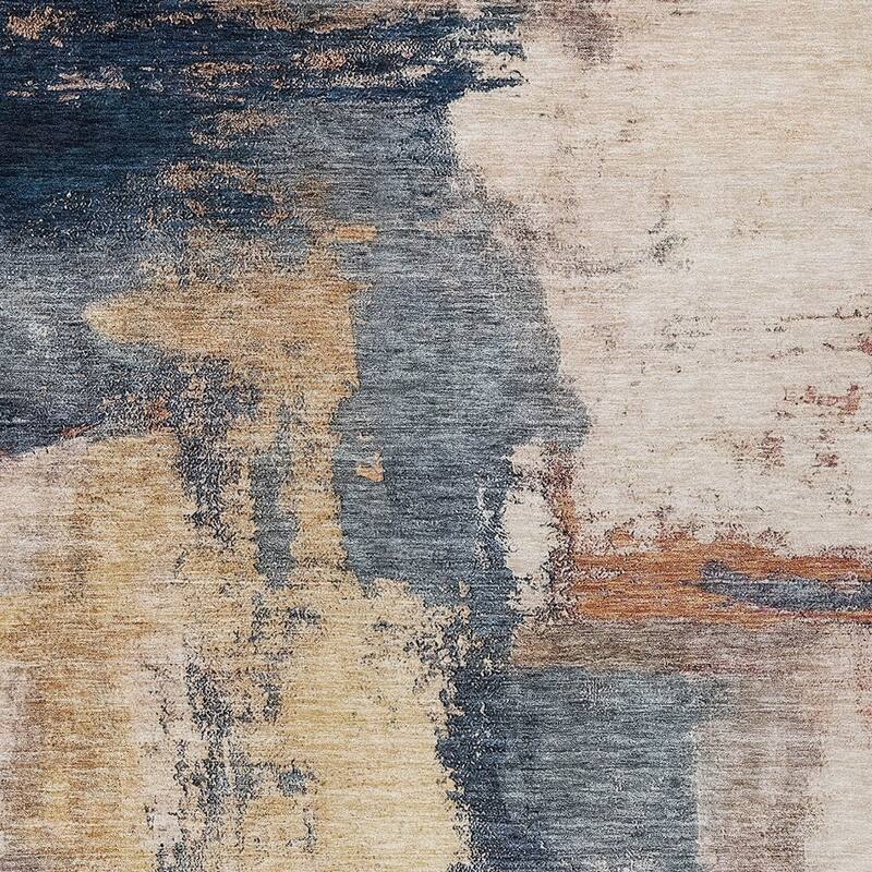 HomeRoots Abstract Transitional Rectangle Outdoor Rug