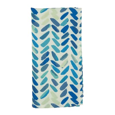 Watercolor Chevron Table Napkins (Set of 12)