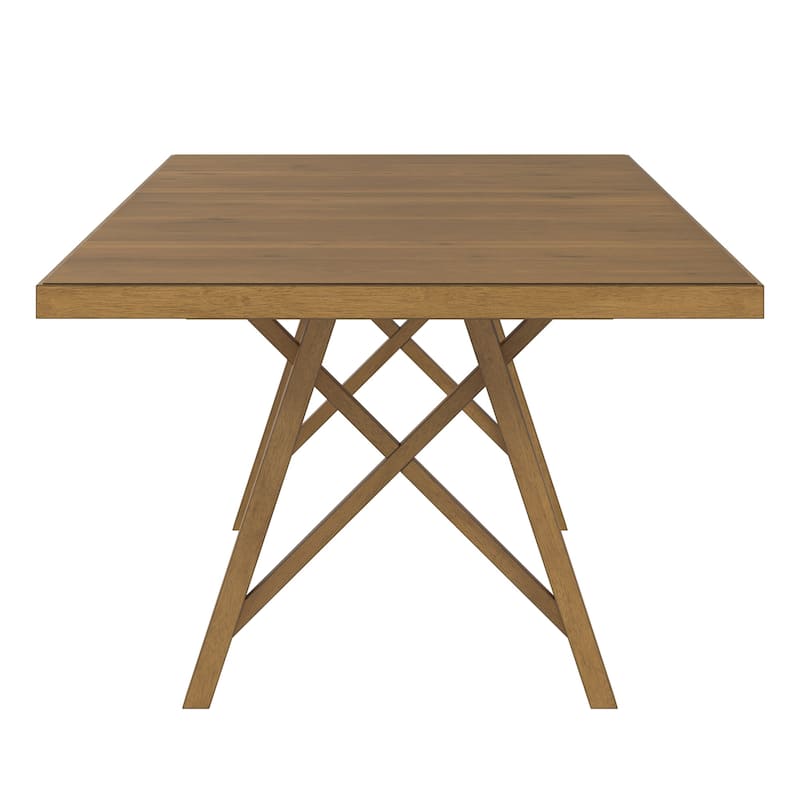 Harstad 72"-90" Wood Finish Extendable Dining Set by iNSPIRE Q Modern