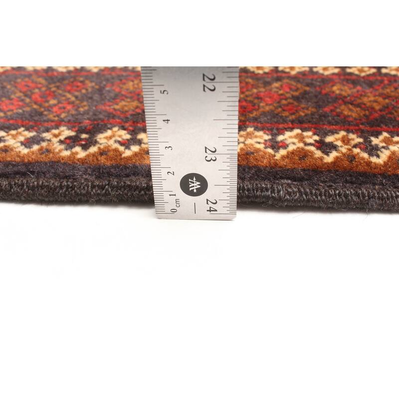 ECARPETGALLERY Hand-knotted Teimani Black Wool Rug - 3'0 x 4'7