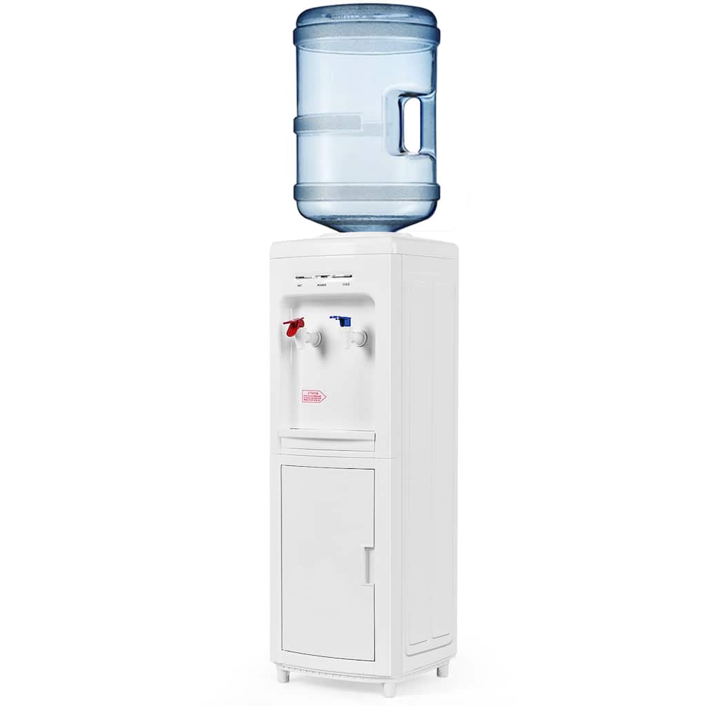 Gymax 5 Gallon Top Loading Hot & Cold Water Dispenser Cooler w/