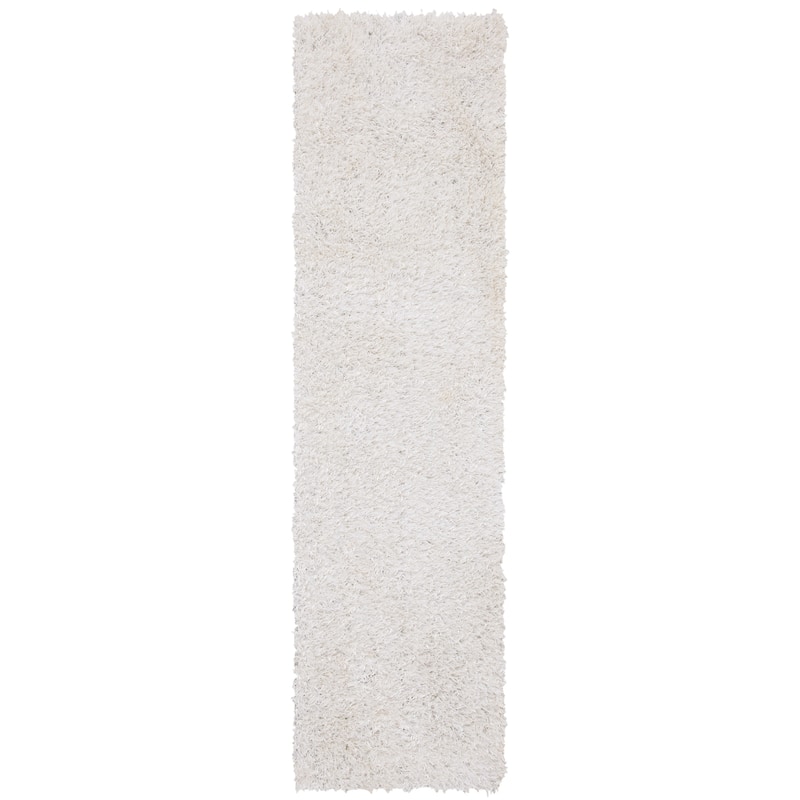 SAFAVIEH Handmade New Orleans Shag Dulce Area Rug - 2' x 3' - Off White/Off White