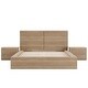 preview thumbnail 10 of 38, James 4-Piece Bedroom Set with Bed, Headboard, and 2 Nightstands