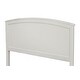 preview thumbnail 6 of 6, HomeRoots White Solid Wood California King Bed Frame