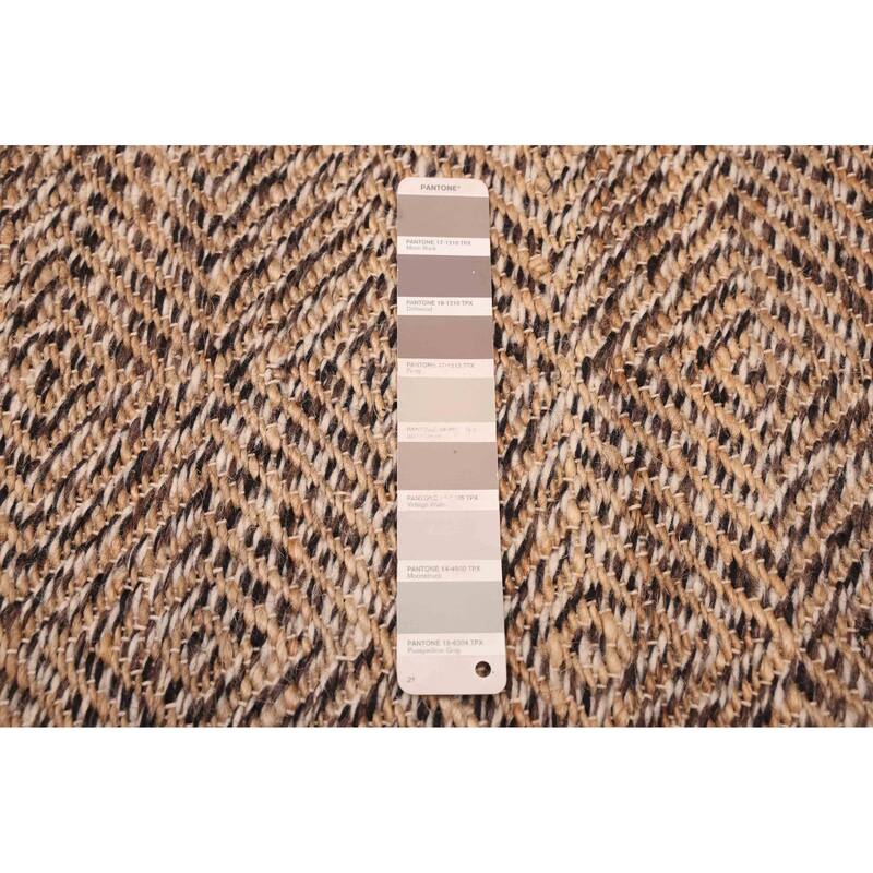 ECARPETGALLERY Flat-Weave Palas Denizli Taupe Kilim - 5'4 x 7'6