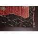 preview thumbnail 11 of 16, Geometric Moroccan Tribal Oriental Wool Area Rug Hand-knotted Carpet - 6'0" x 9'2"
