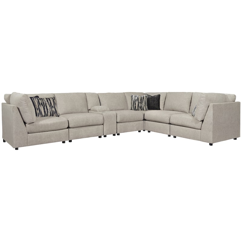Signature Design by Ashley Kellway Bisque 7-Piece Sectional - 109''W x153 D x 39'' H