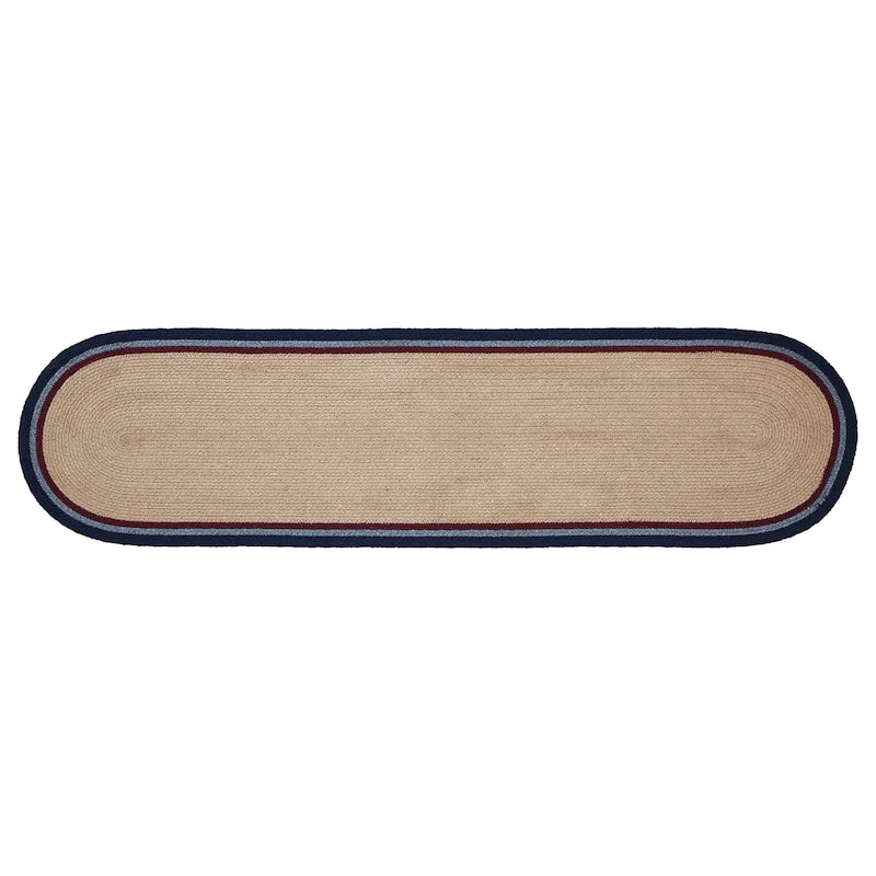 My Country Oval Runner Stencil Stars 12x36