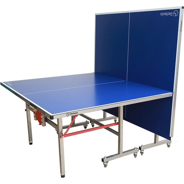 blue ping pong table