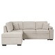 preview thumbnail 33 of 79, 84.75" Sleeper Sofa Bed, 2 In 1 Pull Out Sofa Bed L Shape Couch With Storage Ottoman For Living Room, Bedroom Couch