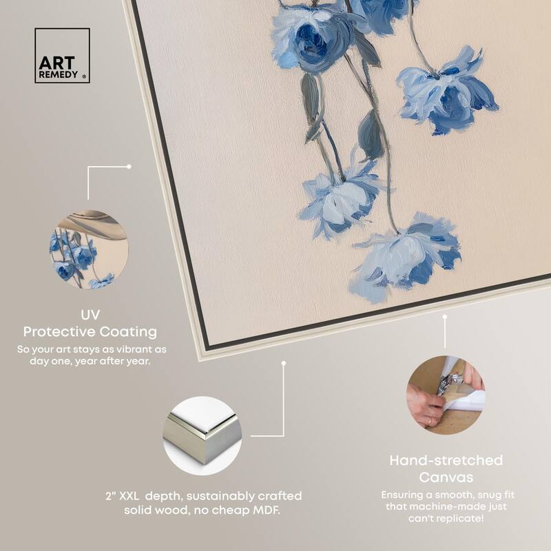 Brimming Blues II Canvas by Art Remedy