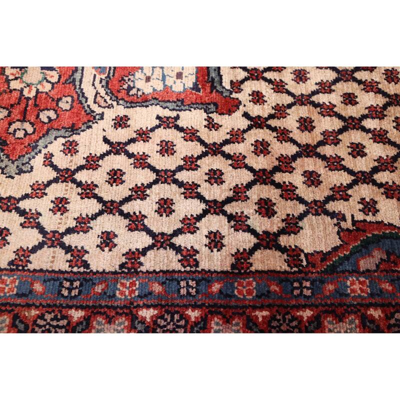 ECARPETGALLERY Hand-knotted Anatolian Vintage Beige Wool Rug - 4'10 x 9'7