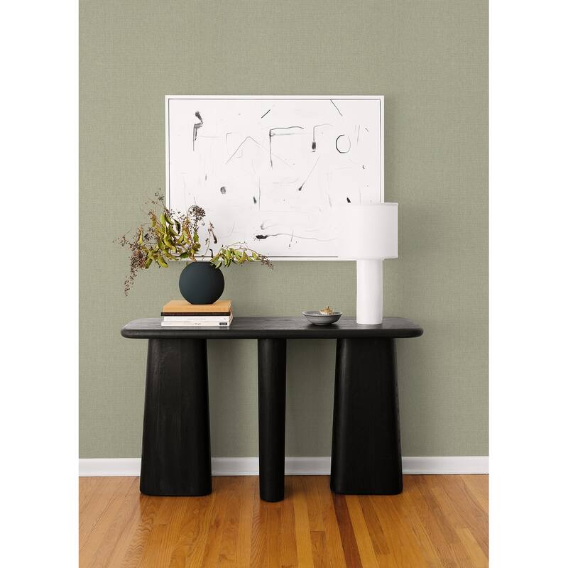 A-Street Prints Annchi Seafoam Woven Wallpaper