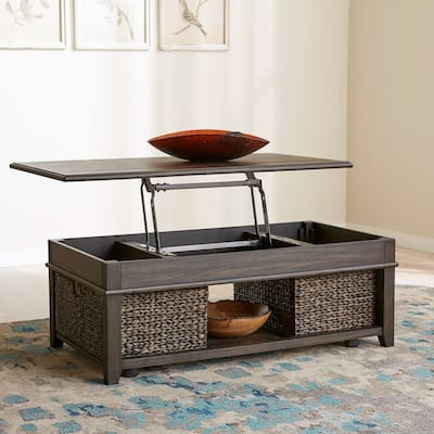 Mill Creek Peppercorn Lift Top Cocktail Table
