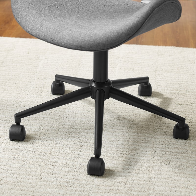 Corvus Madonna Mid-century Modern Adjustable Curved Office Chair