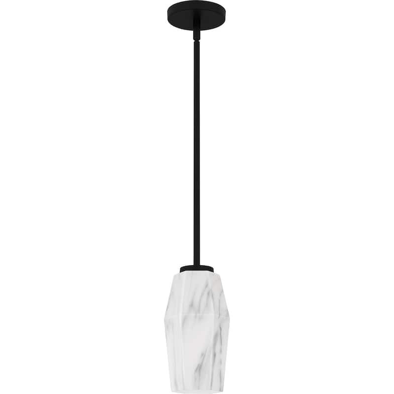Fogel One Light Mini Pendant - Matte Black