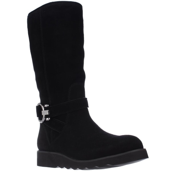 Coach Virtue Flat Winter Boots, Black