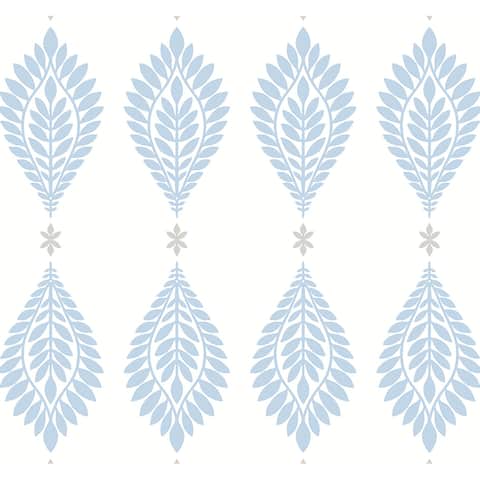 Luxe Haven Palm Frond Peel and Stick Wallpaper - 27 in. W x 18 ft. L