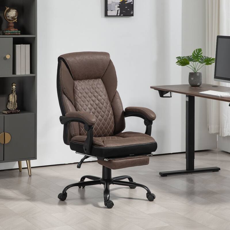 Executive Office Chair, Ergonomic Desk Chair, Reclining Swivel Chair