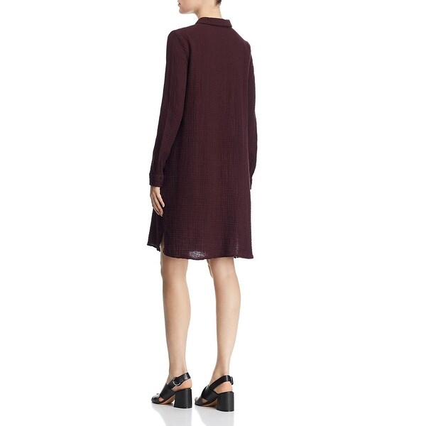 eileen fisher gauze dress
