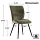 preview thumbnail 17 of 62, Dining Chairs Set of 2, Armless Kitchen Chairs, Soft Cushion
