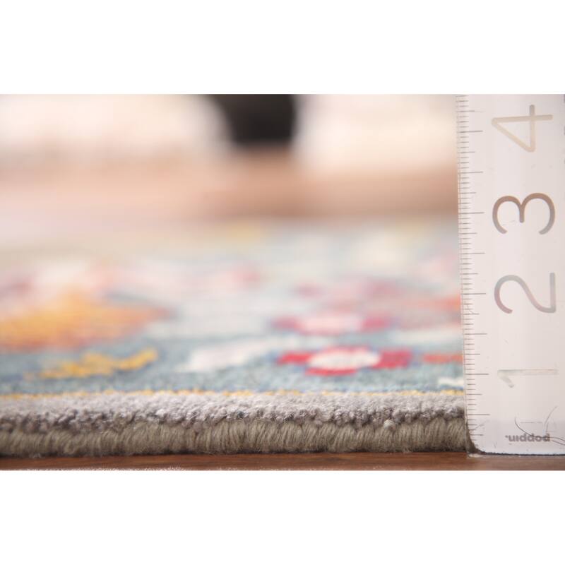 Animal Pictorial Ziegler Accent Rug Hand-Knotted Wool Carpet - 2'6"x 6'0"