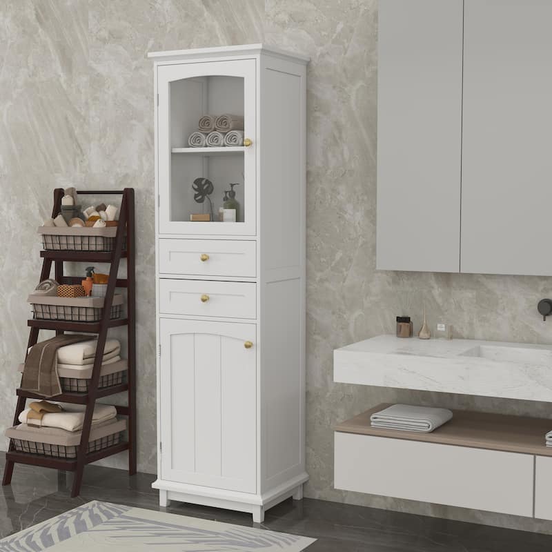 Bathroom tall cabinet