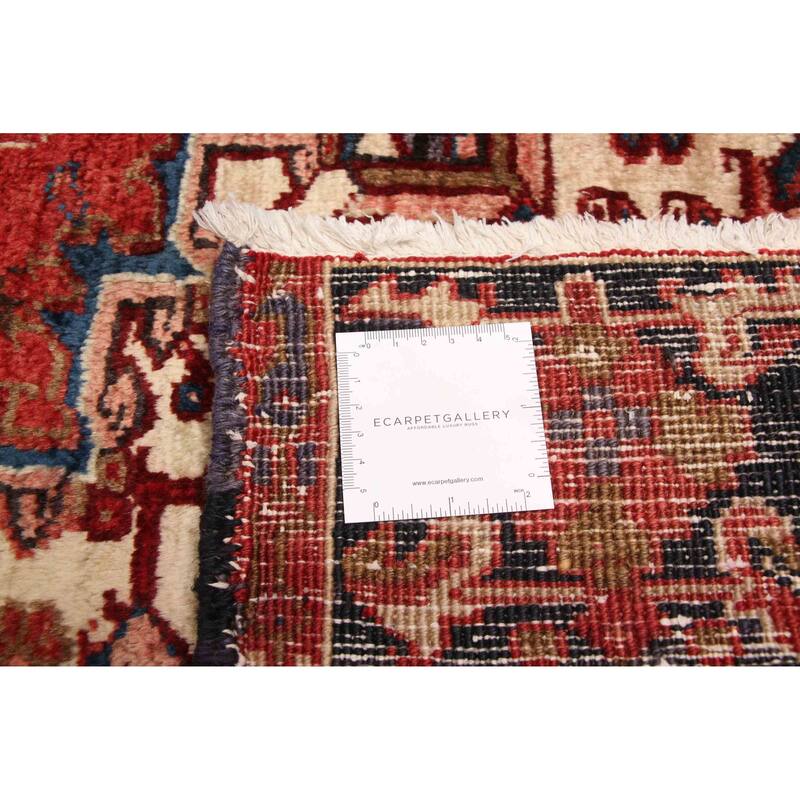 ECARPETGALLERY Hand-knotted Sarabi Red Wool Rug - 7'5 x 8'11