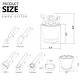 preview thumbnail 2 of 14, 5 Pieces Kitchen Tools with Melon Baller, Ice Cream Scoop, Bottle Opener, Y-peeler, Lemon Zester