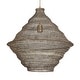 preview thumbnail 5 of 9, Uttermost Sigh Woven Brass 1 Light Pendant - N/A