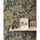 preview thumbnail 16 of 16, NextWall Acanthus Garden Floral Peel and Stick Wallpaper