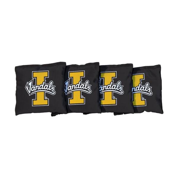 slide 2 of 3, Idaho Vandals Black Cornhole Bags All-Weather Resin Filled