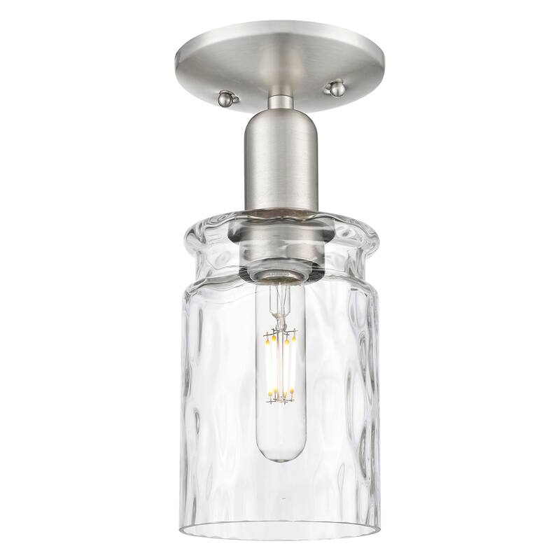 Innovations Lighting Endless Possibilities Arcadia - Candor - 1 Light 5" Semi-Flush Mount