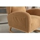 preview thumbnail 3 of 98, Teddy Fabric Upholstered Rocking Armchair with Solid Wood Frame & Legs, Cozy Ergonomic Lounge Chair with Soft Cushioning