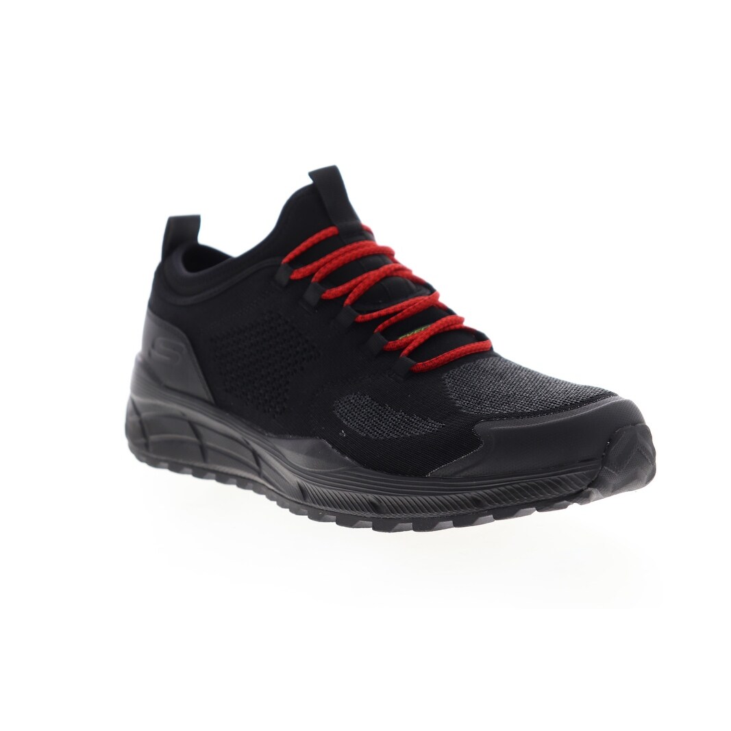 skechers black and red