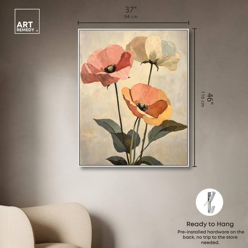 Blush and Ochre I Canvas by Art Remedy