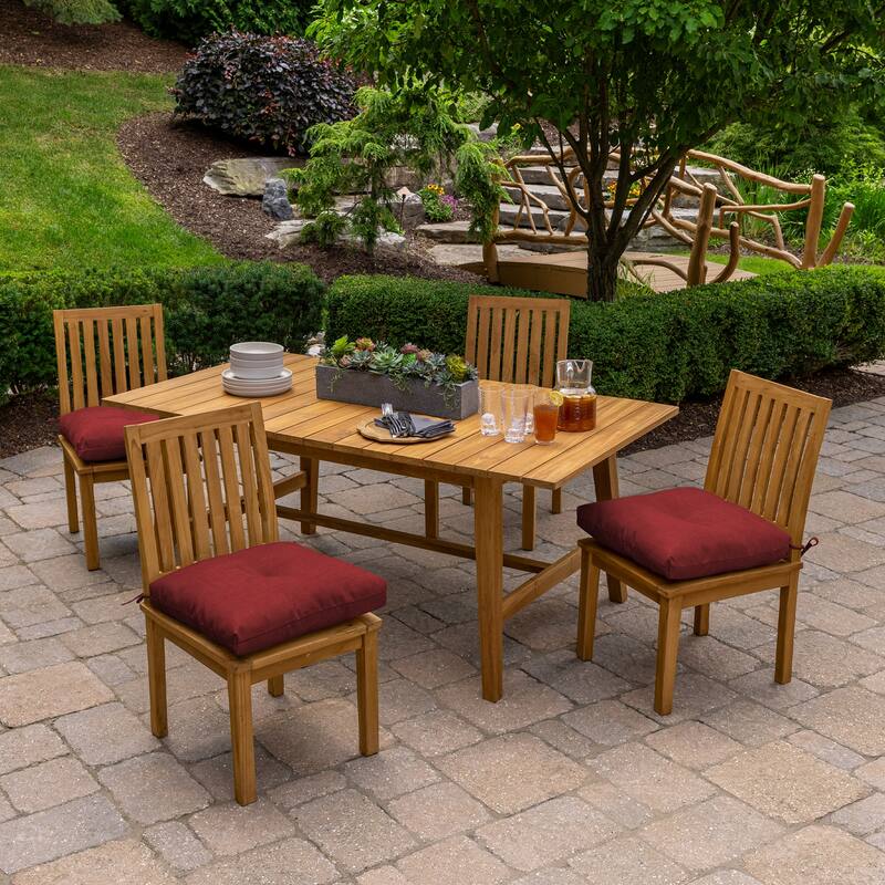 ARDEN Outdoor Plush Modern Tufted Seat Cushion, 20 x 20