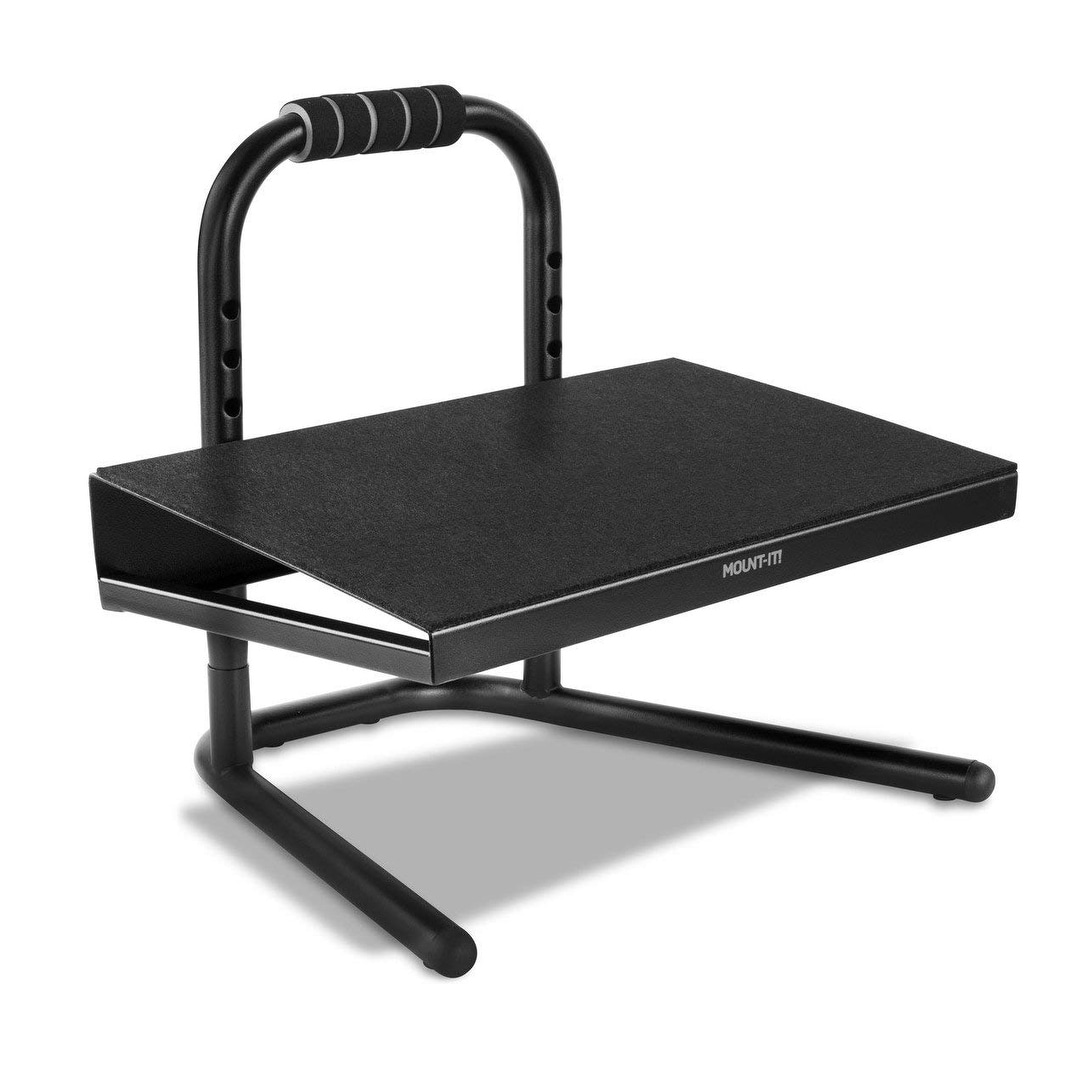 Adjustable Footrest Under Desk Support Footstool Ergonomic Foot Rest f