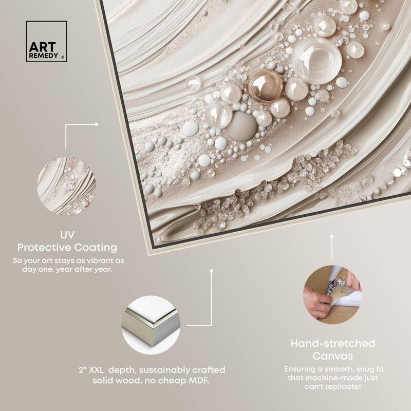 Chromatic Concretions II Canvas by Art Remedy