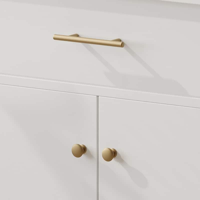 Roomfitters 31" Bathroom Vanity with Sink, Cabinet with Soft-Close Doors, Adjustable Shelf and Curved Design