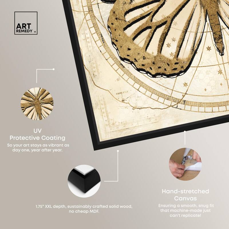 Astro Fluttering Wings Canvas by Art Remedy