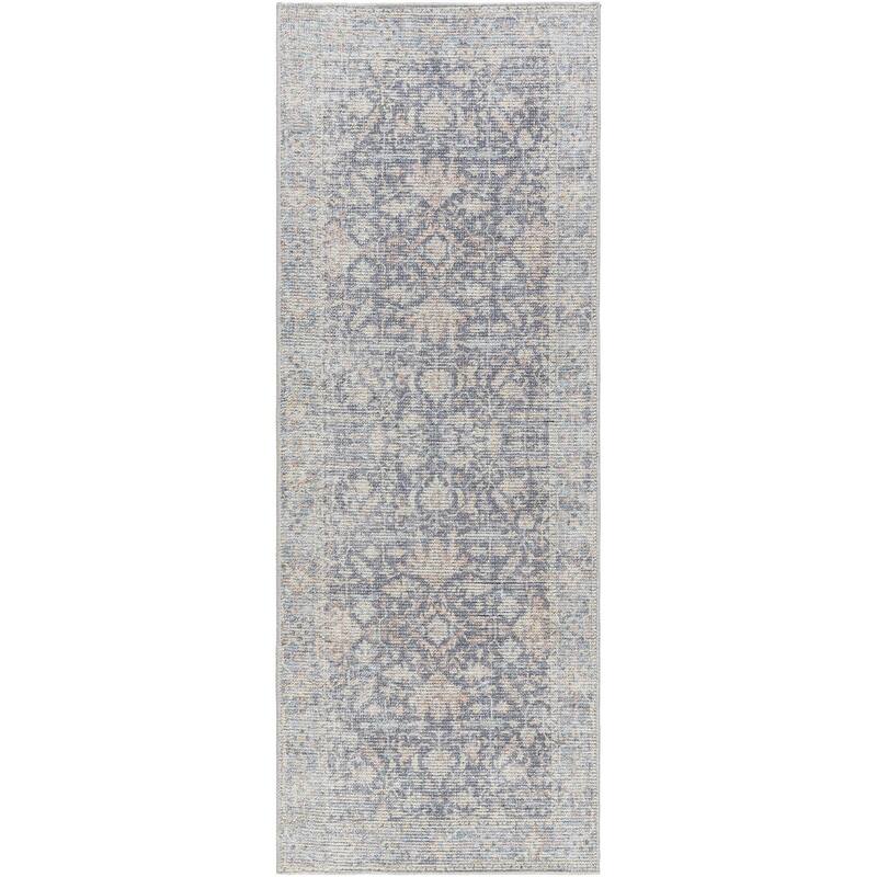 Our PNW Home x Livabliss Olympic Updated Traditional Area Rug - 2' 7" x 7' 3" - Navy