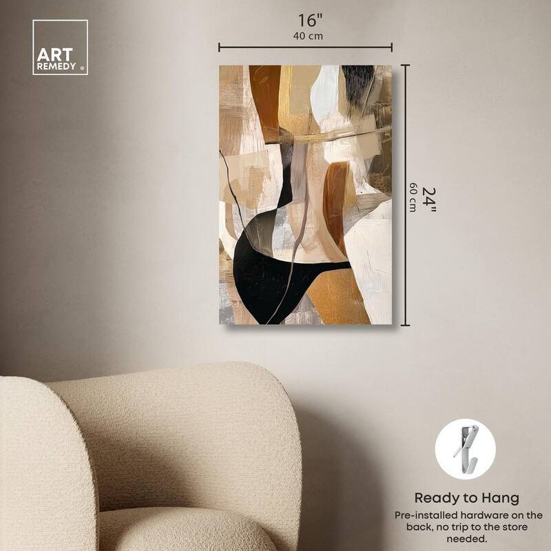 Tactile Depth I Canvas by Art Remedy, Gallery Wrapped
