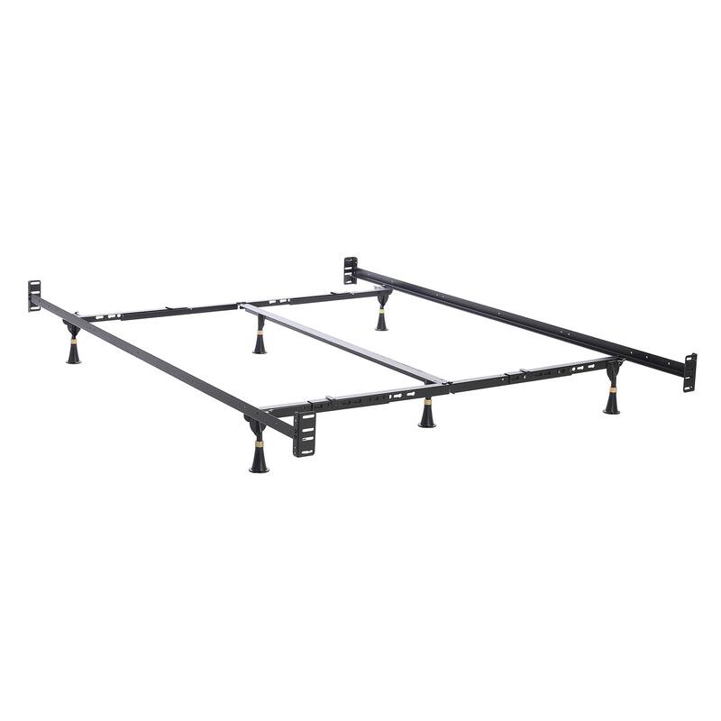 Adjustable Bed Frame with Headboard & Footboard - Queen/King Size, 6 Leg Support, Durable Design