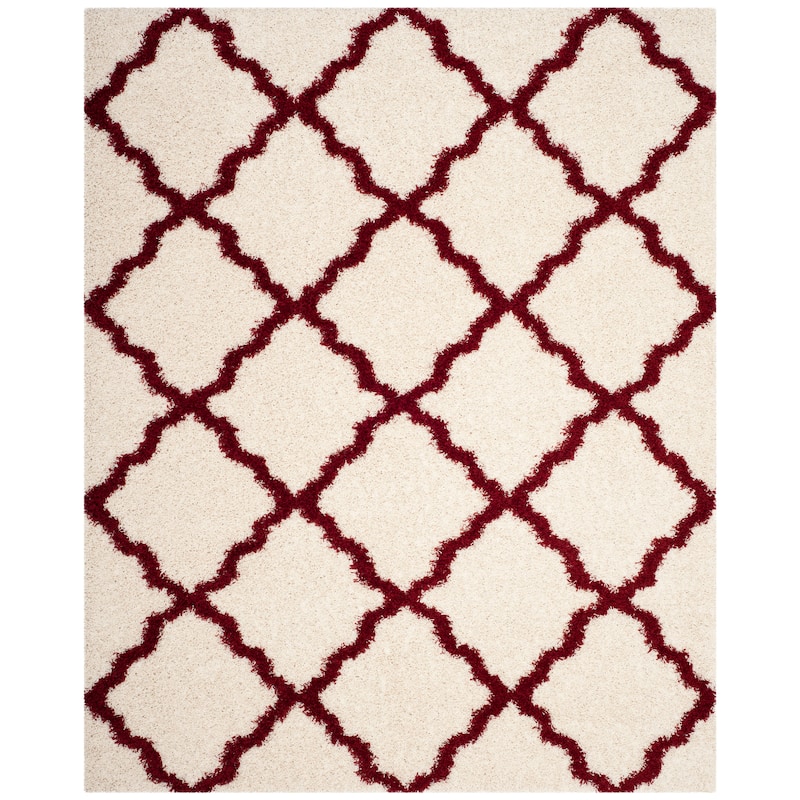 SAFAVIEH Dallas Shag Darina Trellis 1.5-inch Thick Rug