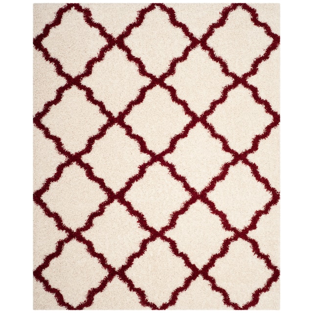 SAFAVIEH Dallas Shag Giusy Trellis 1.5-inch Thick Rug
